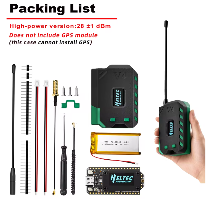 Tracker LoRa APRS Emergencia Heltec V4